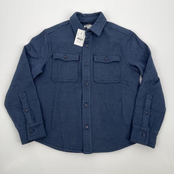 J.Crew Crewcuts Boys Long Sleeve Seaboard Soft Knit Shirt in Blue Size 10 NEW - Picture 3 of 7